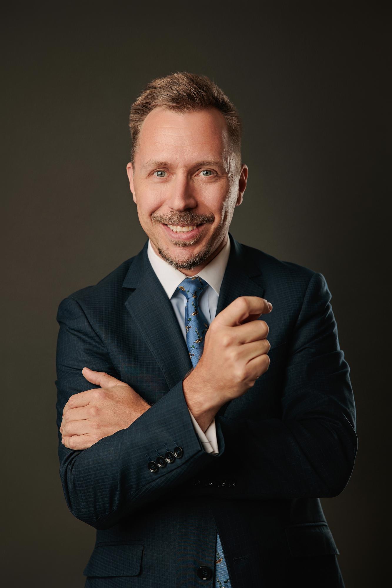 Calgary professional during a personal branding photography session