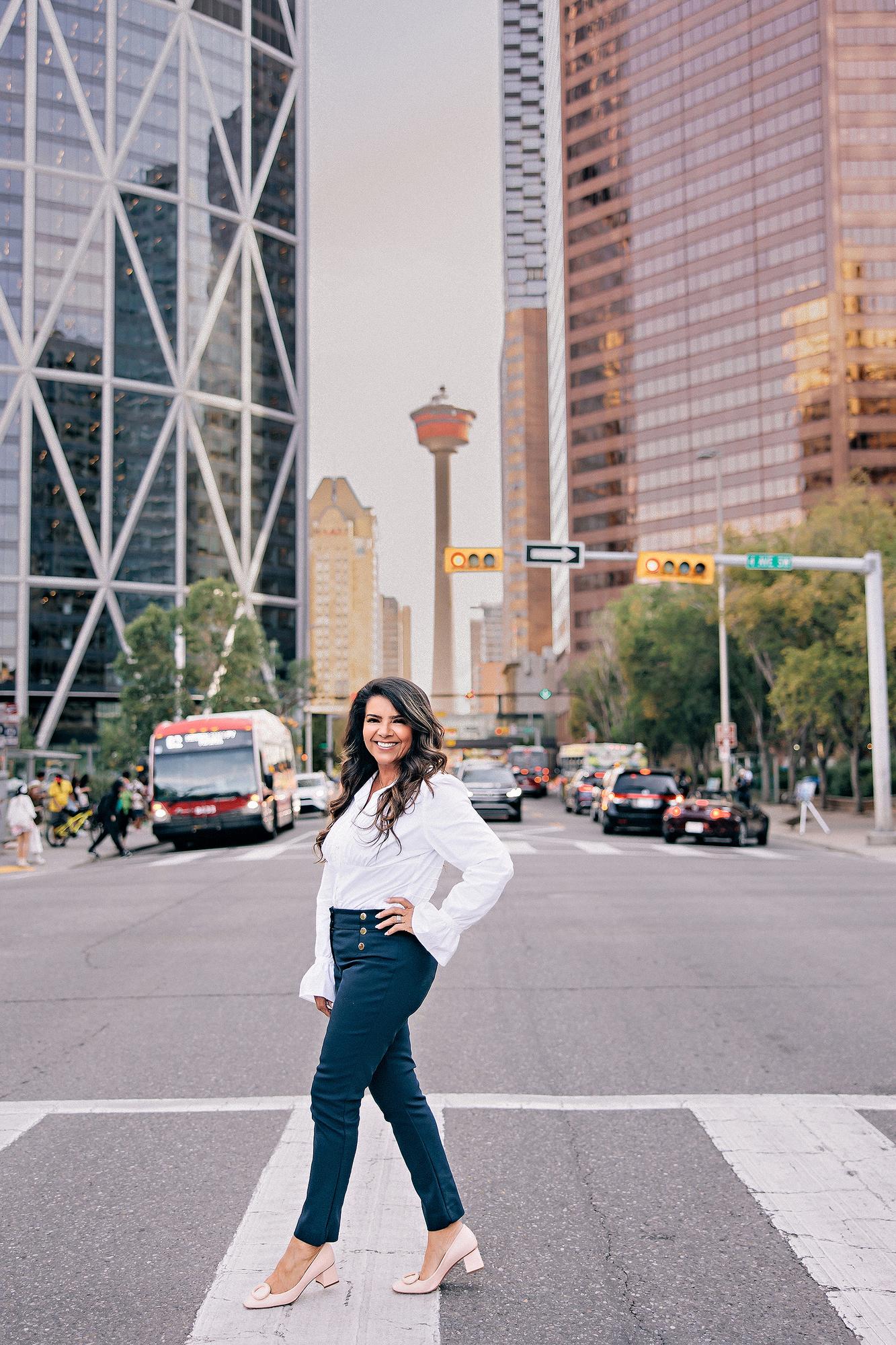 Calgary realtor personal branding photography session