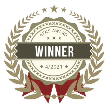 AFNS 2021 award badge
