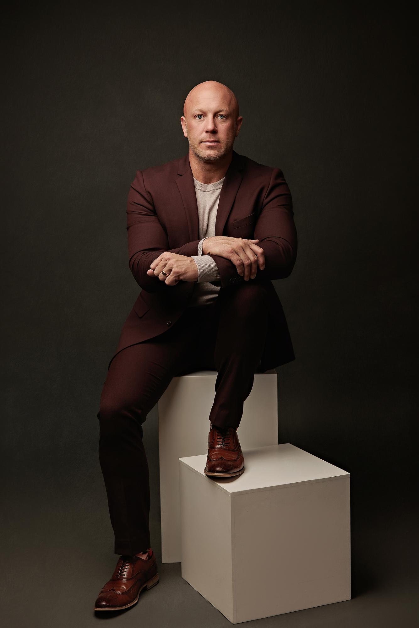 Calgary entrepreneur personal branding photography session with Amanda Dams Headshots