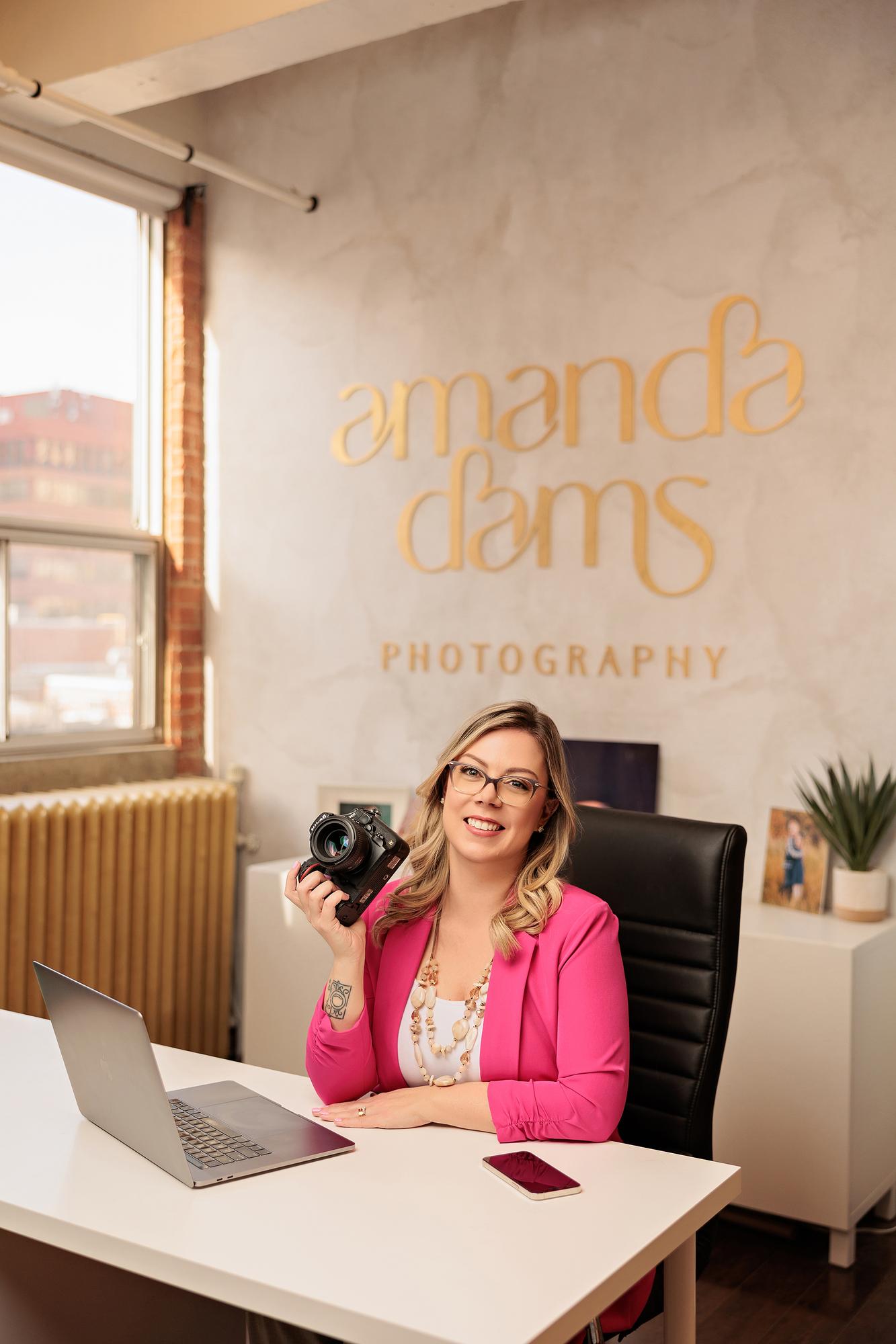 Amanda Dams — Calgary headshot and branding photographer