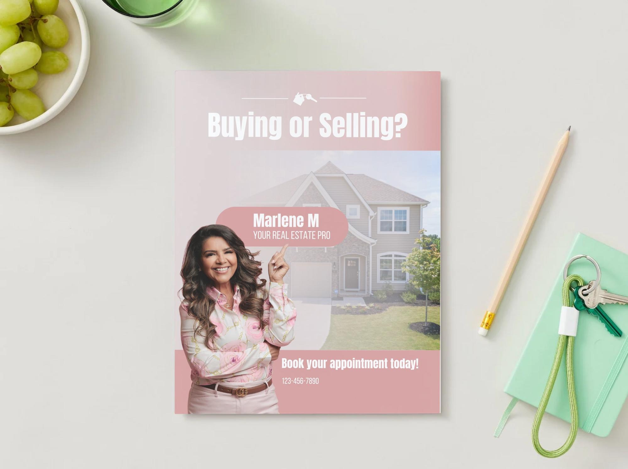 Branding photo featured on a brochure advertisement